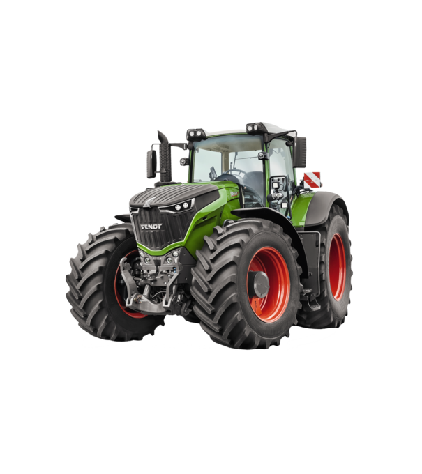 Traktor minta fehér pólón