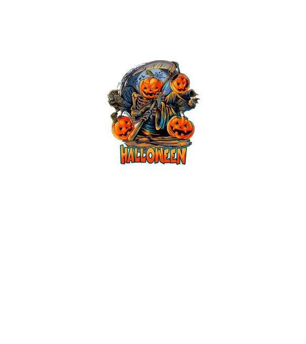 halloween minta fekete pólón