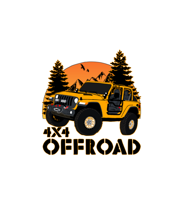 Jeep minta fehér pólón