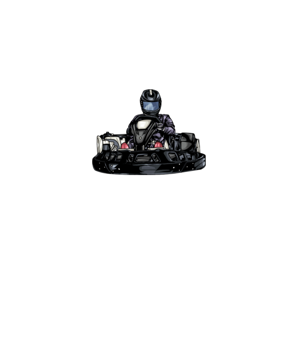Gokart minta piros pólón
