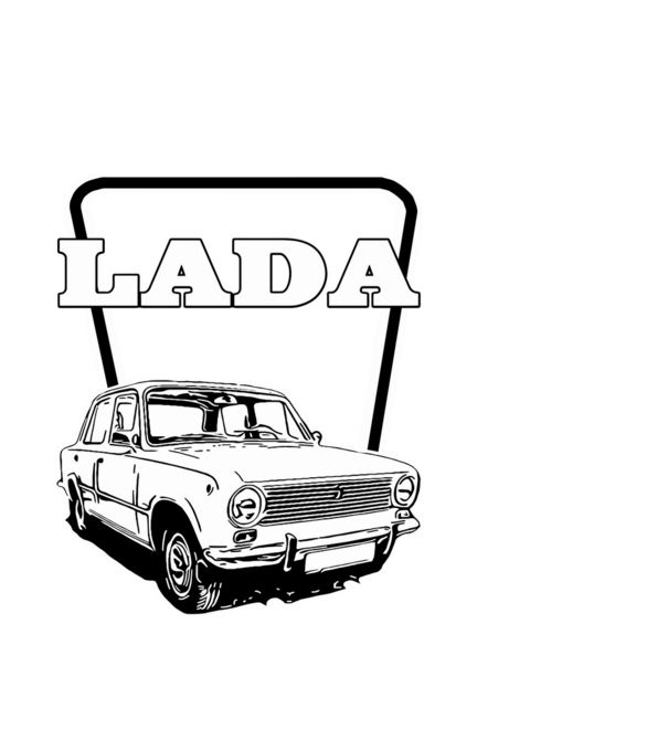 lada minta fehér pólón