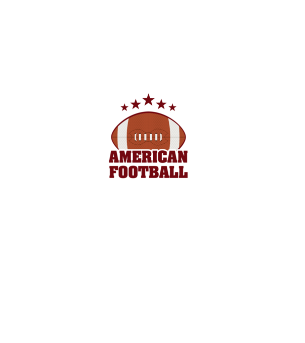 American football minta fekete pólón