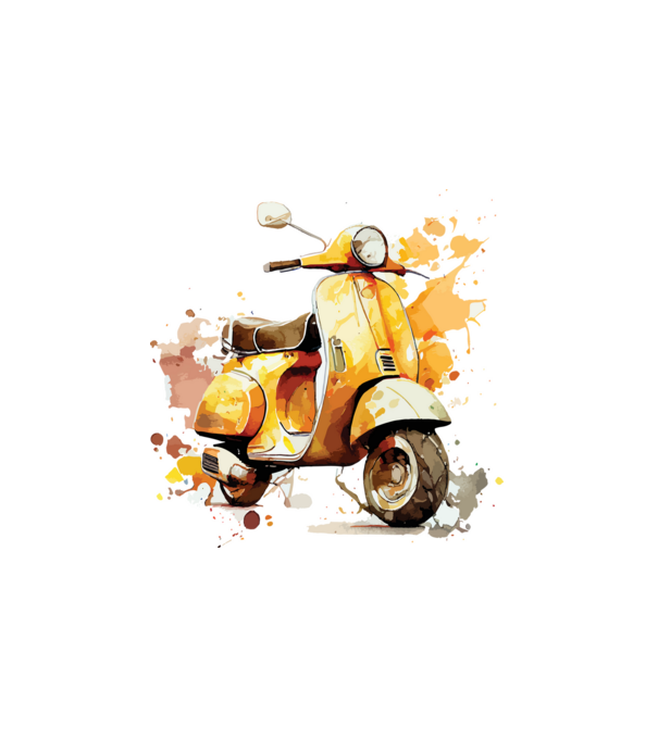 Motor  minta fehér pólón
