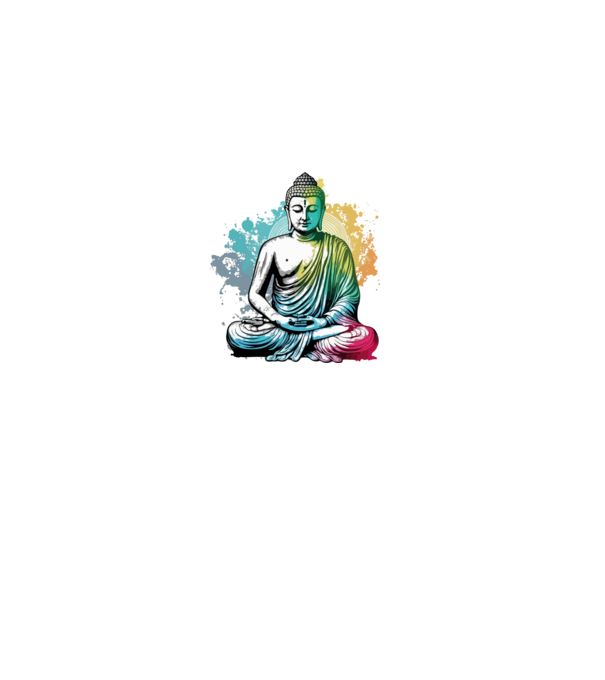 Buddha  minta homokszín pólón