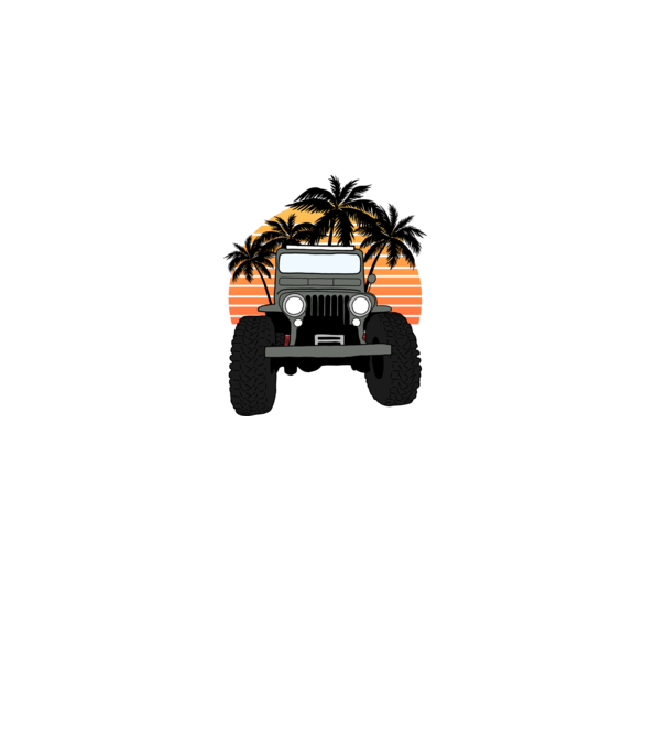 Jeep minta fehér pólón