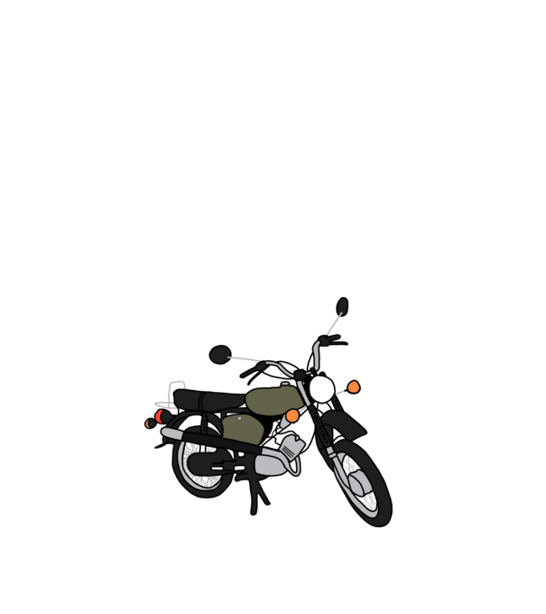 simson minta fehér pólón