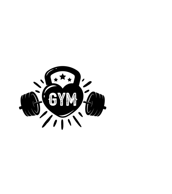 gym minta fekete pólón