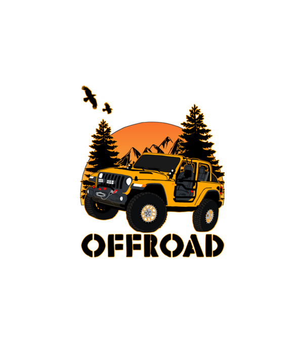 Jeep minta fehér pólón