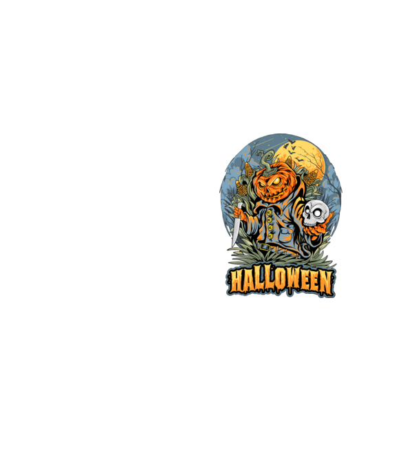halloween minta neonsárga pólón