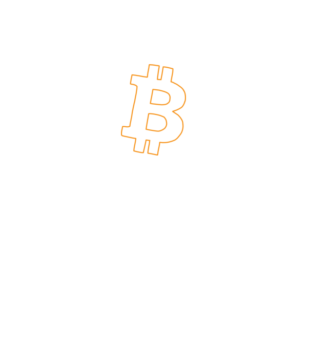 Bitcoin minta fekete pólón
