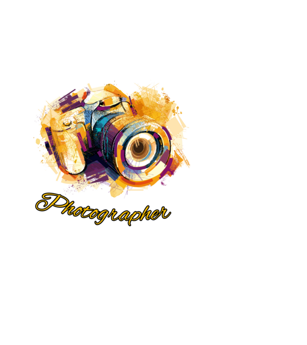 photographer minta világoskék pólón
