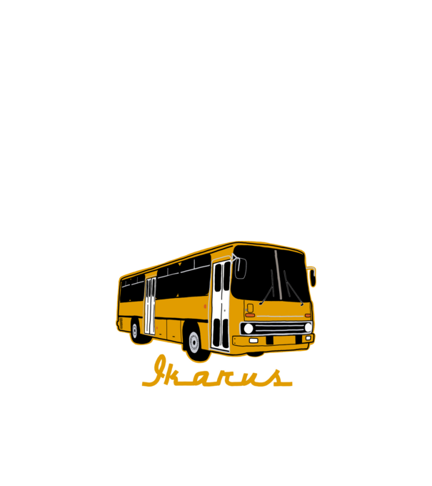 Ikarus minta fekete pólón