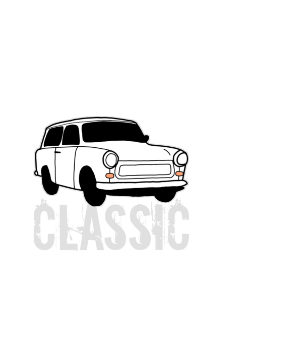 Trabant minta világoskék pólón