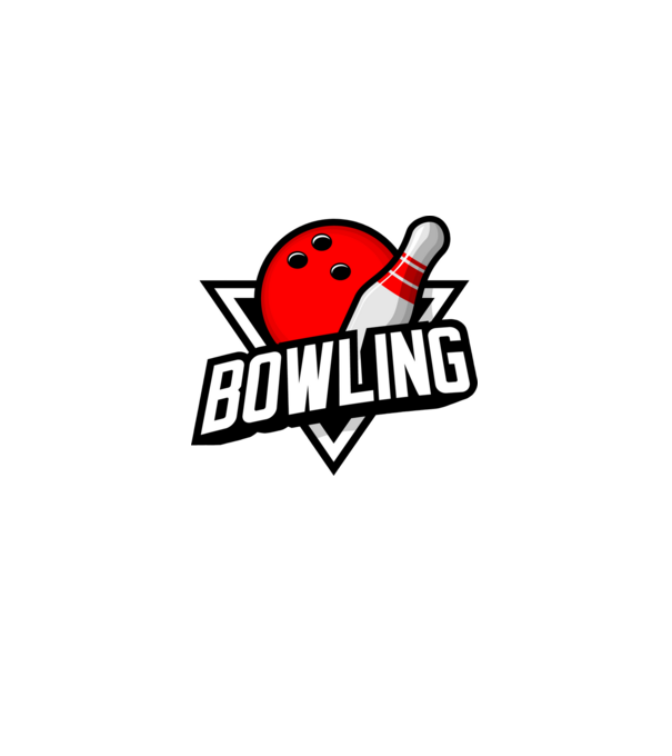 Bowling  minta fehér pólón