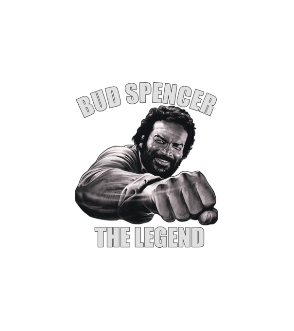 Bud Spencer minta fehér pólón