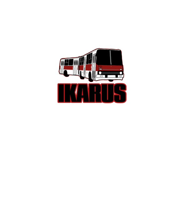 Ikarus minta fekete pólón