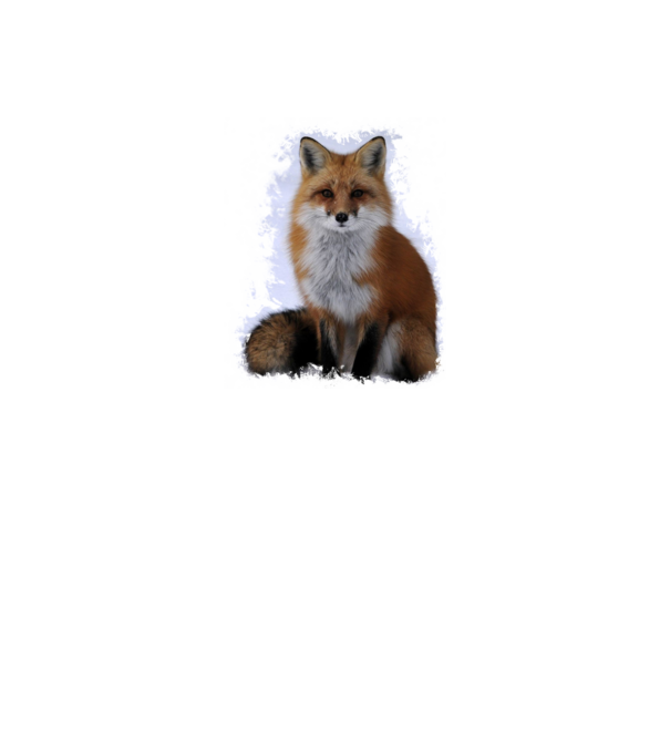 fox minta fehér pólón