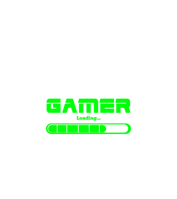 GAMER minta fekete pólón