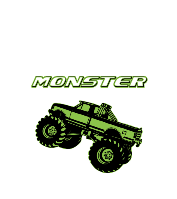 Monster minta fekete pólón