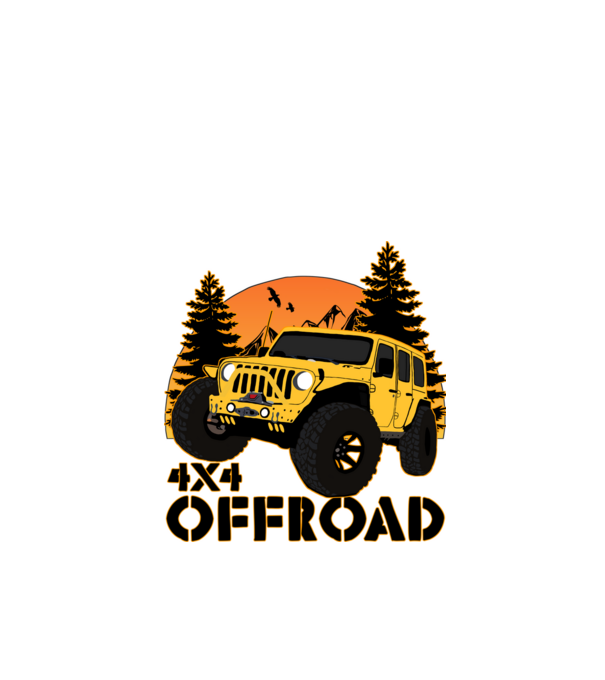 Jeep minta fekete pólón