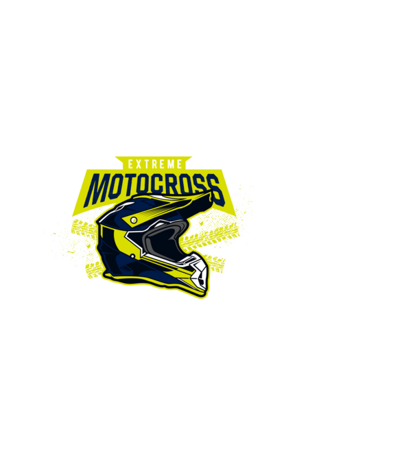 motocross minta fekete pólón