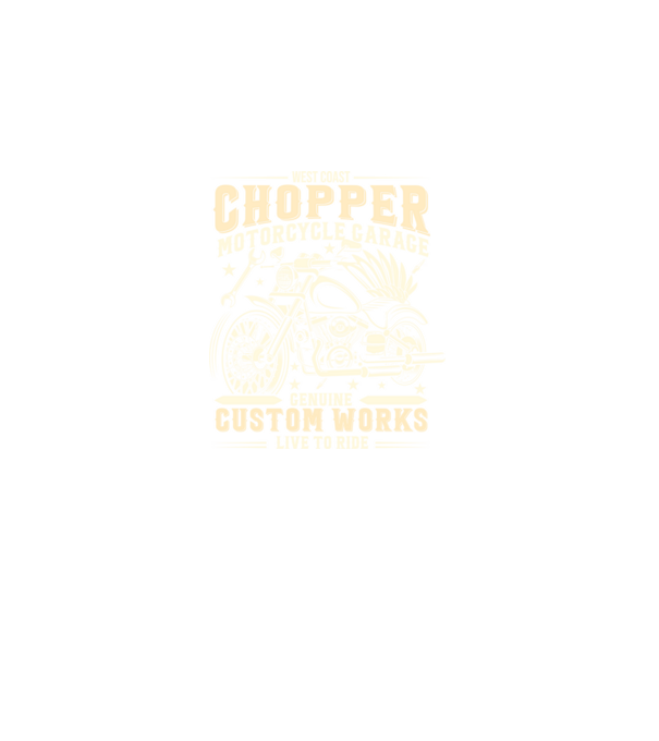 chopper minta fekete pólón