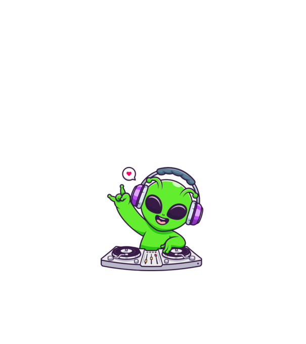 Dj minta fehér pólón