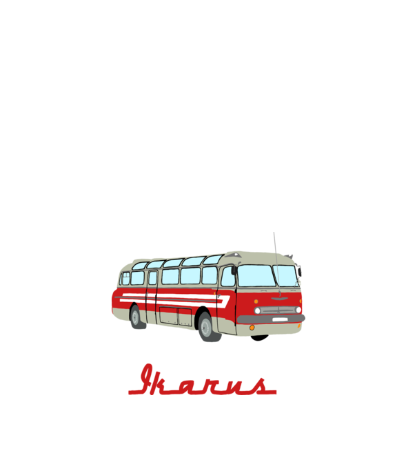 Ikarus 55 minta fehér pólón