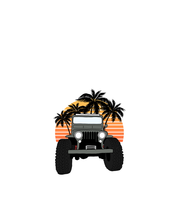 Jeep minta fehér pólón