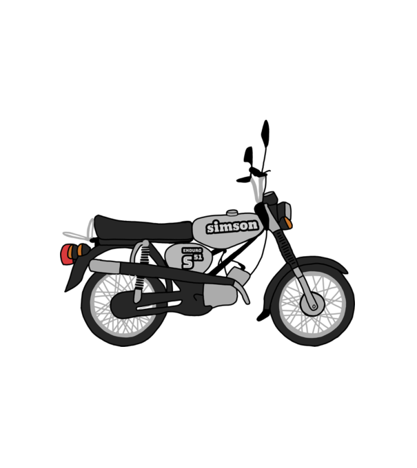 Simson  minta fehér pólón