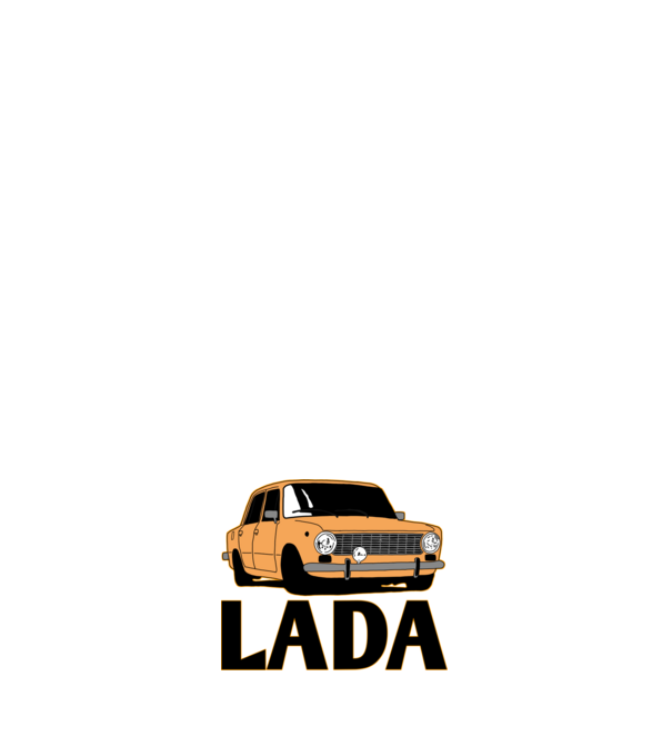 Lada minta sötétkék pólón