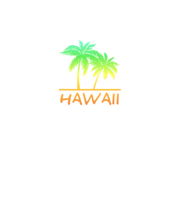 Hawaii minta fekete pólón