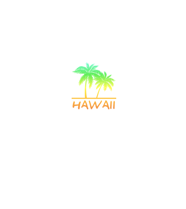Hawaii minta fekete pólón