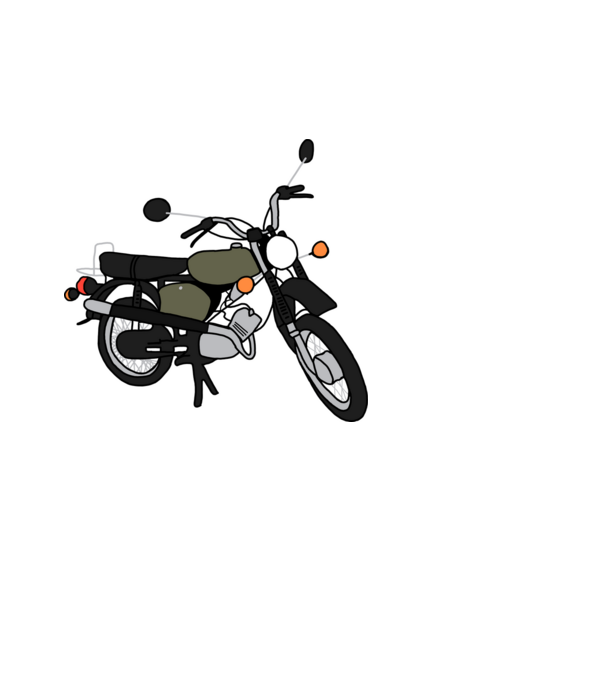 simson minta fehér pólón