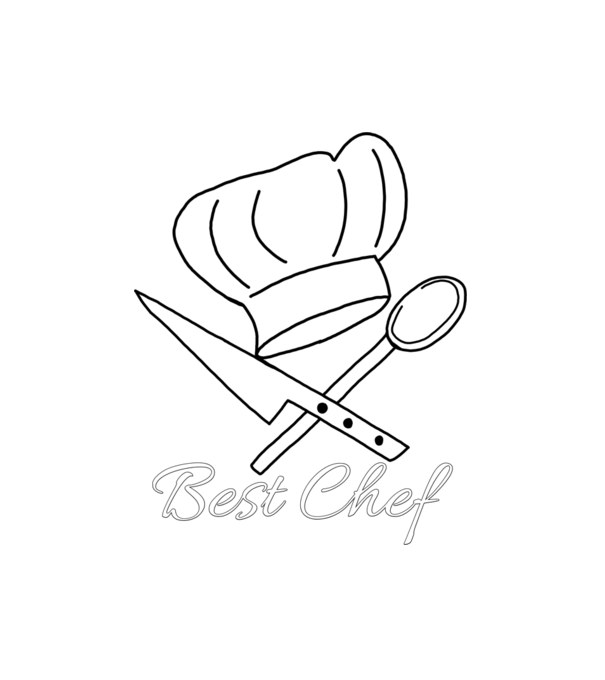 Best chef minta fehér pólón