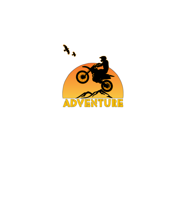 Adventure minta sötétkék pólón