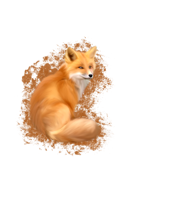 fox minta fehér pólón