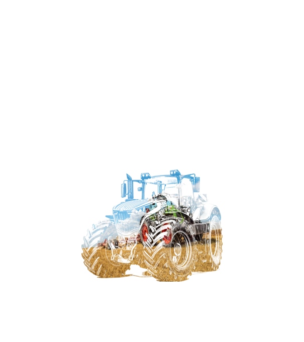 Traktor  minta fekete pólón