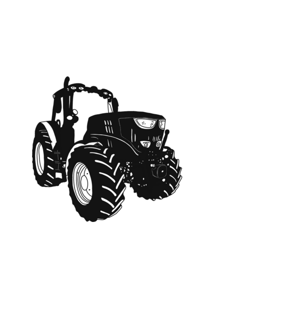 Traktor minta világoskék pólón