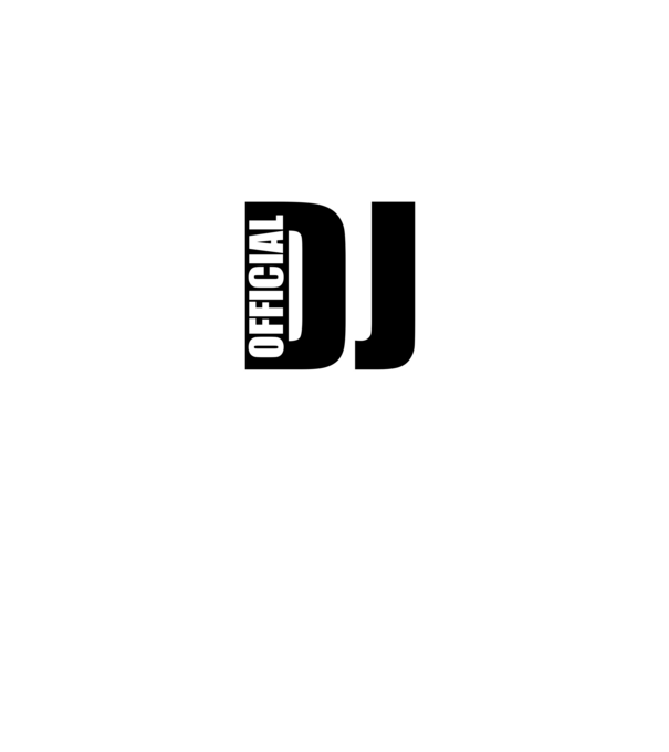 OFFICIAL DJ minta szürke pólón
