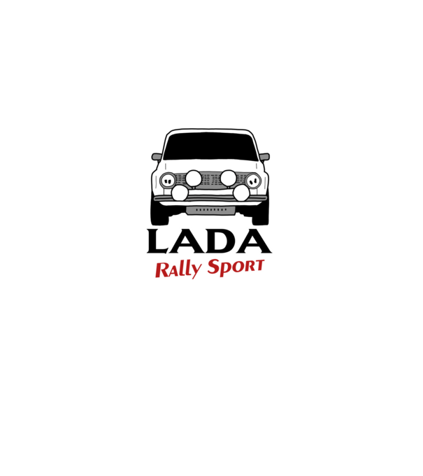 Lada rally Sport minta szürke pólón