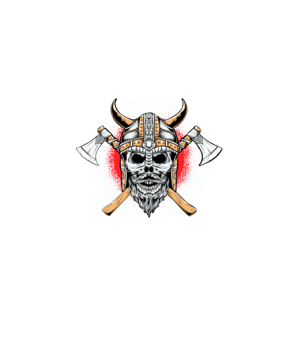 viking minta szürke pólón