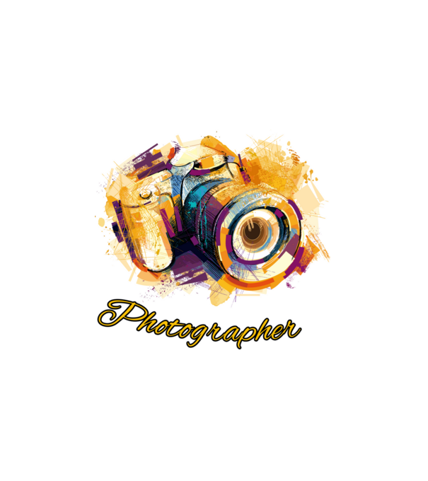 photographer minta fehér pólón