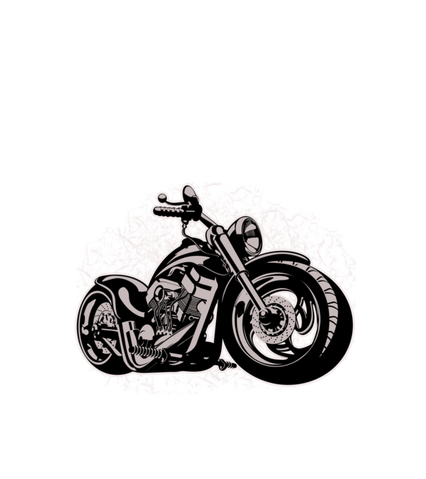 Chopper minta fekete pólón