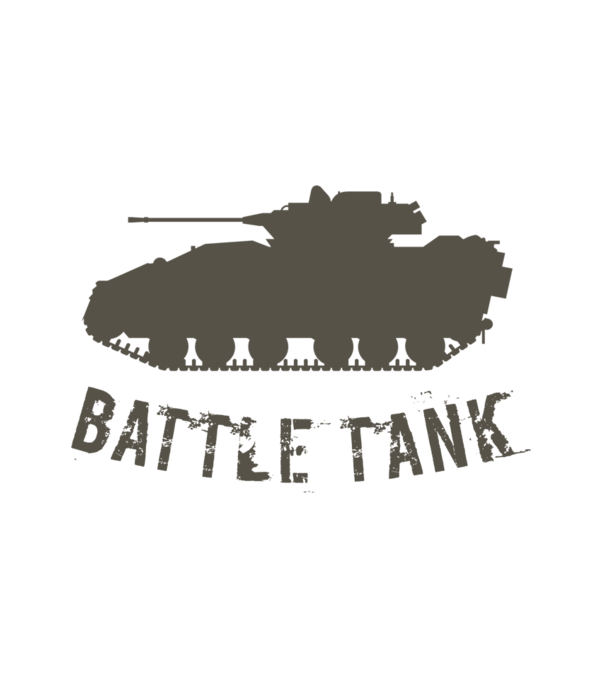 Tank minta fehér pólón