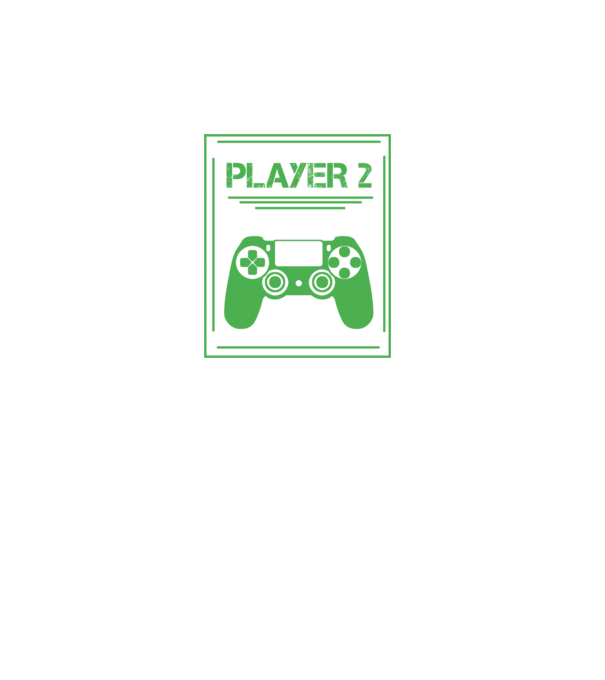 PLAYER 2 minta türkiz pólón