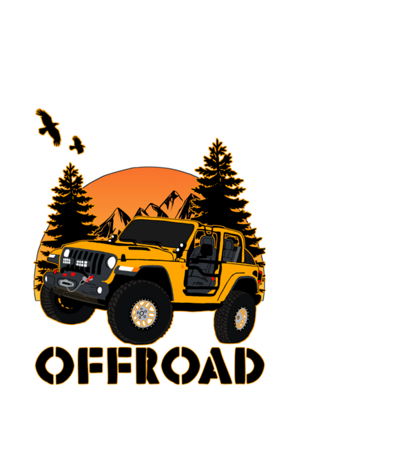 Jeep minta fehér pólón