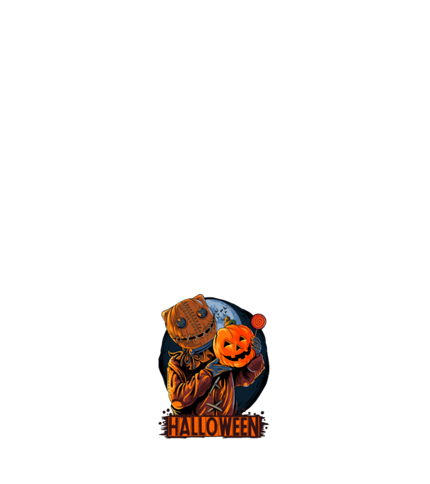 halloween minta sötétkék pólón