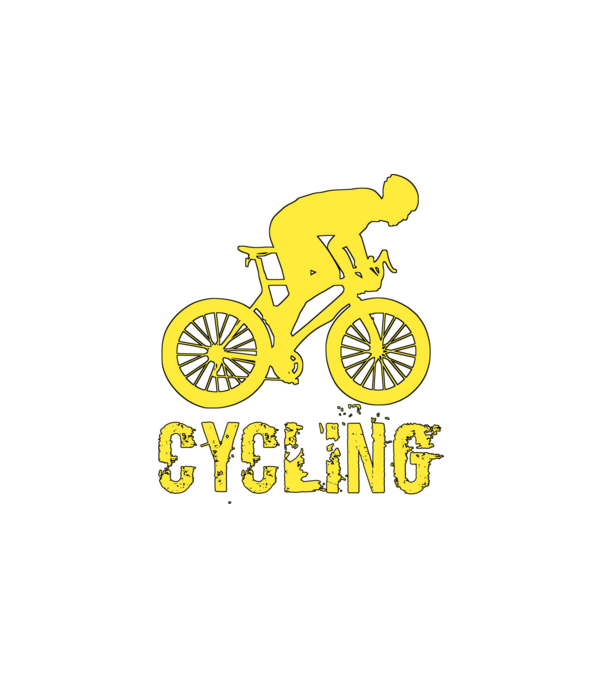 CYCLING minta fehér pólón