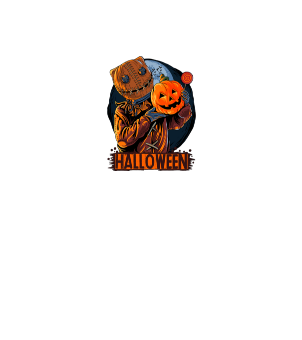 halloween minta fekete pólón